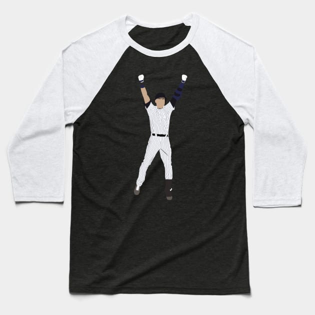 Derek Jeter Hall of Fame Baseball T-Shirt by Hevding